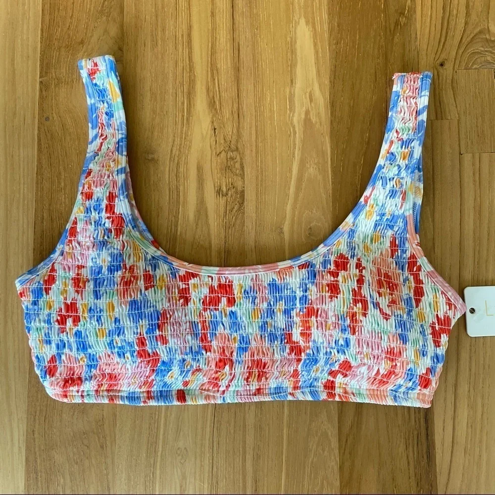 NWT 2-Piece L*Space Izzy Top & Barlette Bottom in Flower Forever - Picture 15 of 15